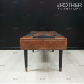 Upholstered bench stools manufacturer leather long bench chair